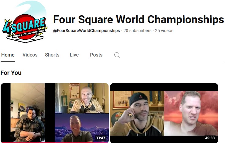 The Four Square Show on YouTube Thumbnail